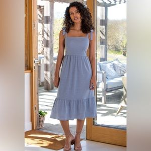 Pour Moi Laura Jersey Tie Strap Tiered Maxi Dress